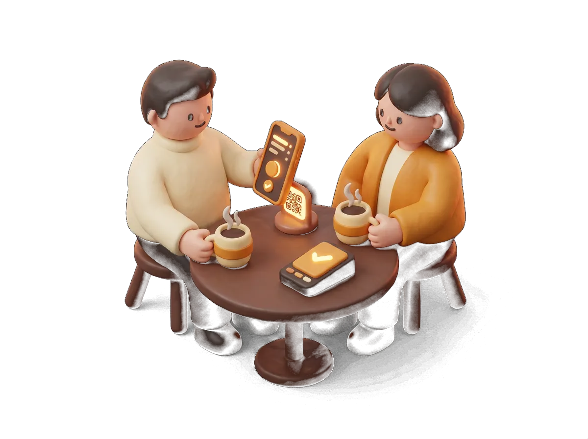 Ilustración: Pedir y pagar desde la mesa