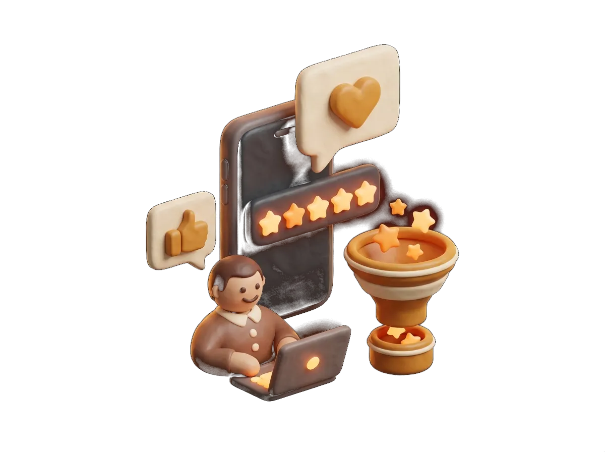 Ilustración: Reseñas de Google