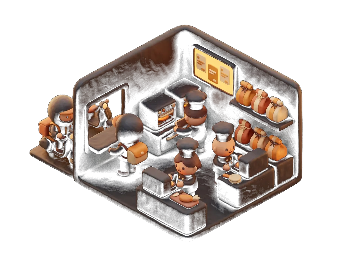 Ilustración: Dark kitchens
