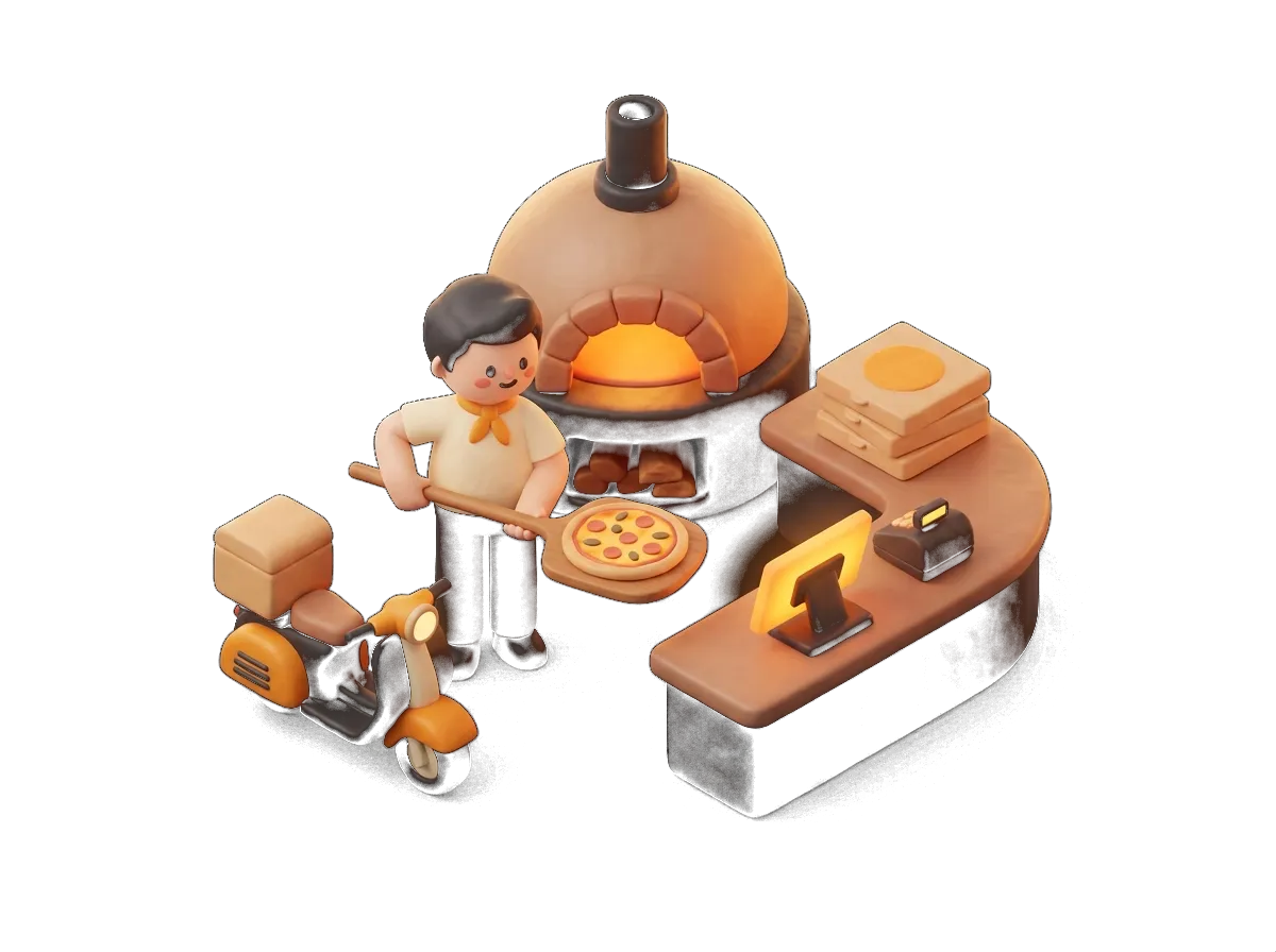 Ilustración: Pizzerías