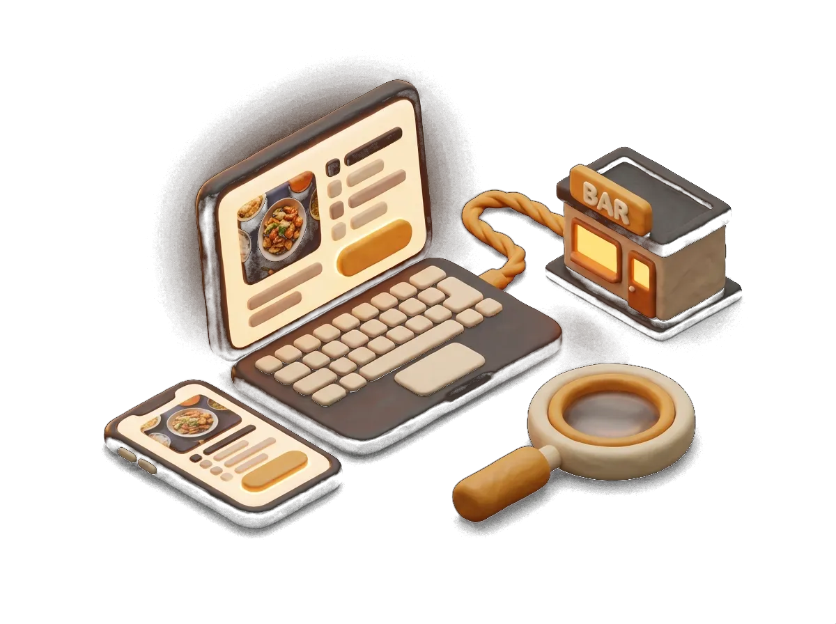 Ilustración 3D: Página web